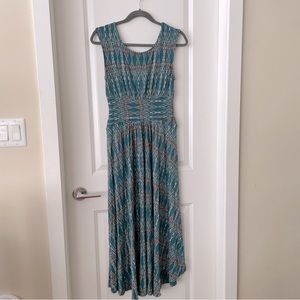 Anthropologie Maeve scoop neck maxi dress
